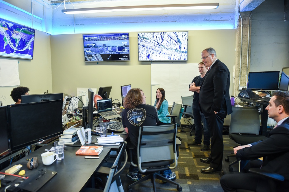 DSD tours the Planet Labs facility