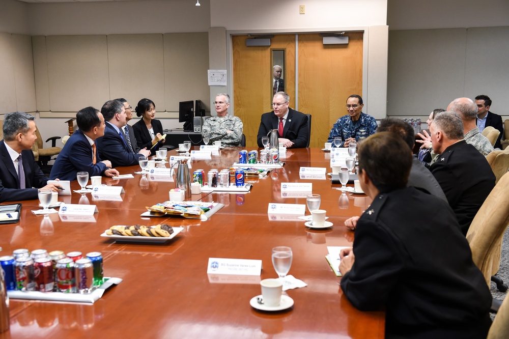 DSD, VCJCS, commander of USSTRATCOM met with South Korean delegation members