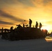 Main Battle Tank at Sunrise in Norway