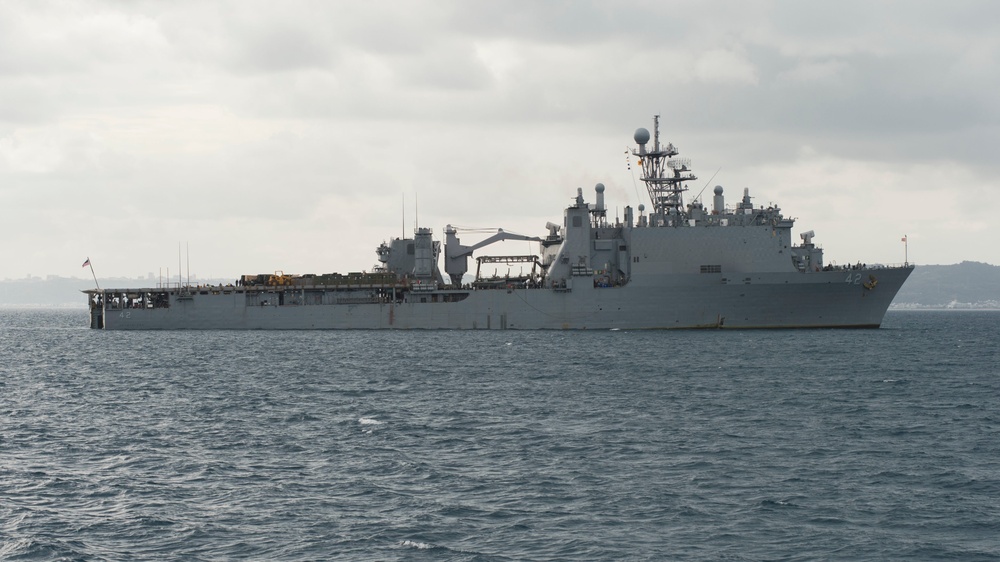 USS Germantown operations