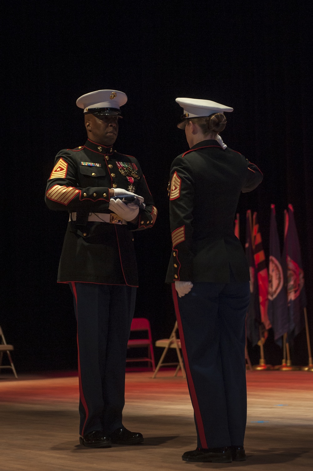 Wounded Warrior Regiment Relief and Appointment Ceremony and Retirement Ceremony for Sgt. Maj. Michael T. Mack