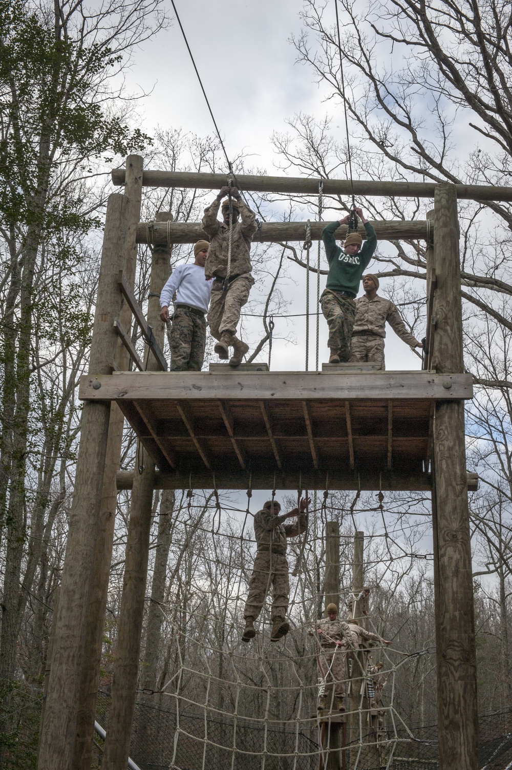 Charlie Company Confidence Course &amp; Tarzan Course