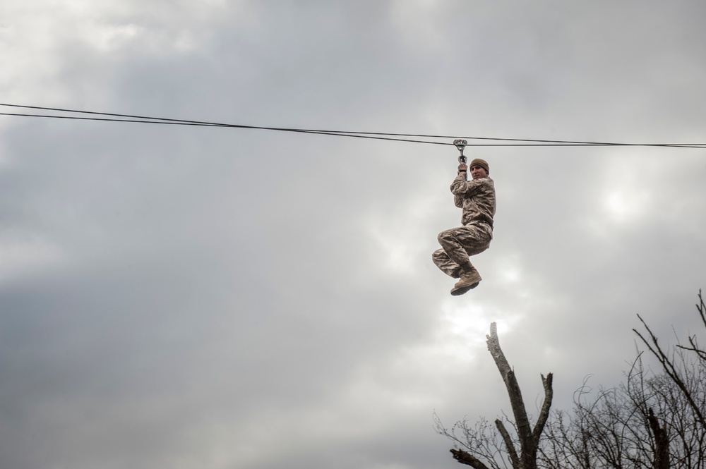 Charlie Company Confidence Course &amp; Tarzan Course