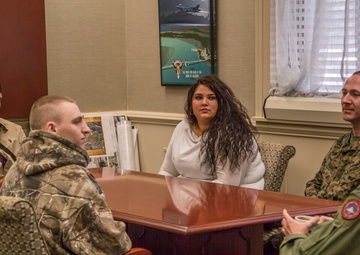 Wish granted: Teen trains with MCAS Beaufort Marines for a day