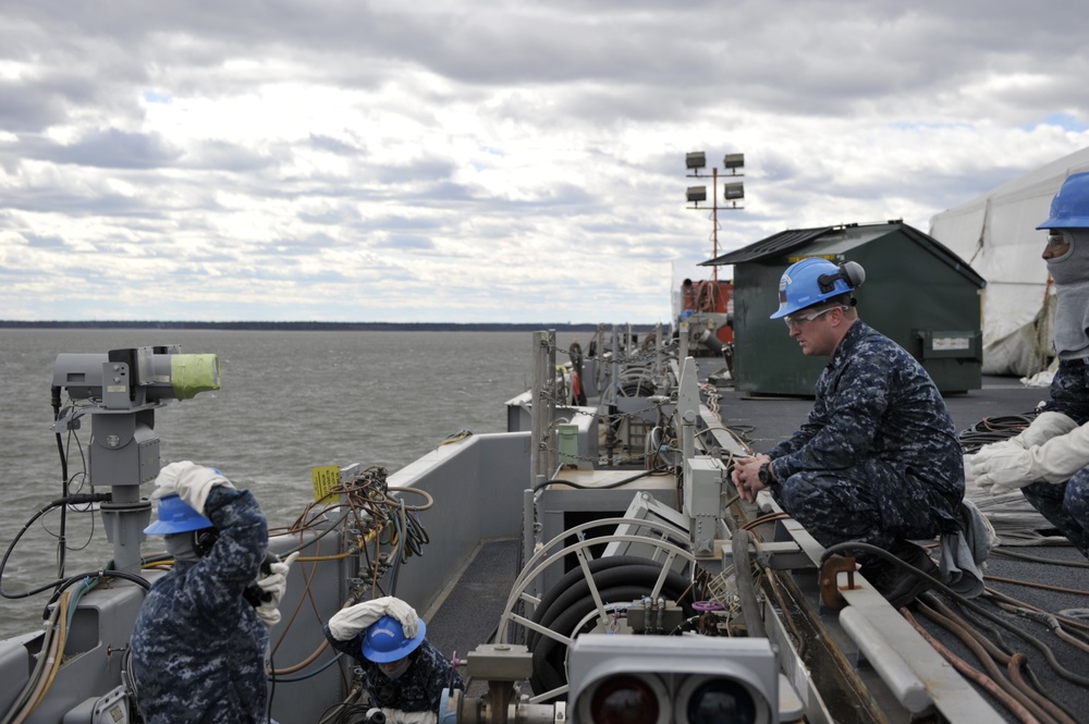 PCU Gerald R. Ford conducts general quarters drill