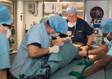 USS Wasp mass casualty drill