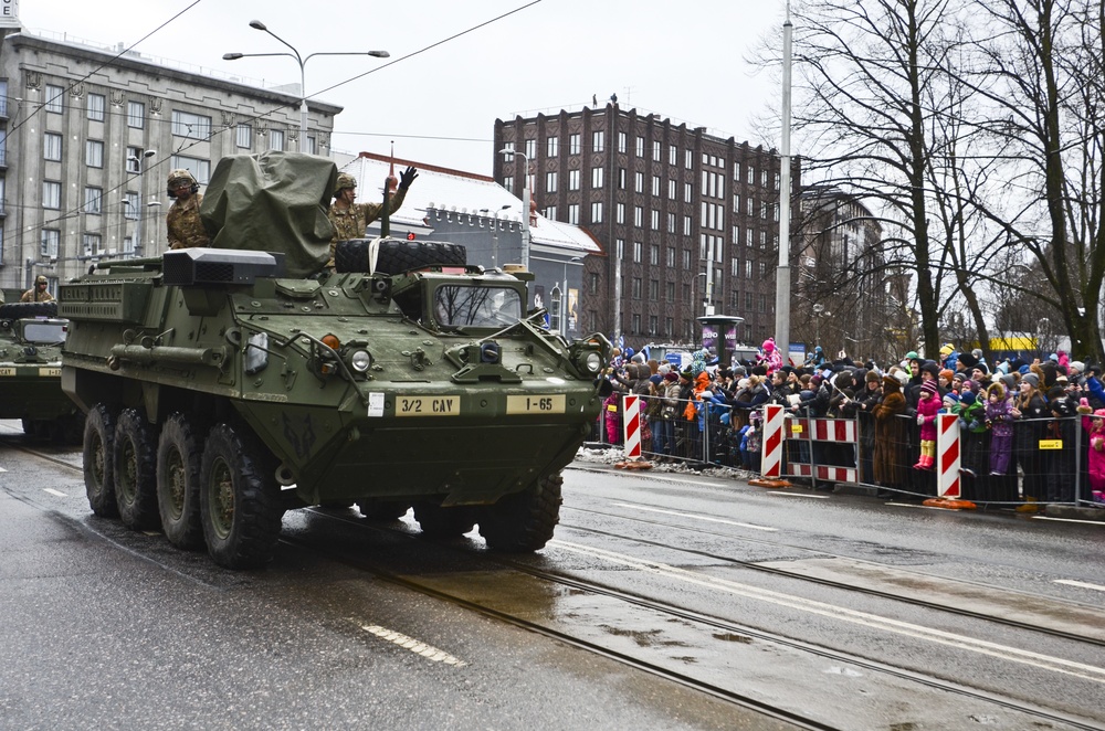 Iron Troop partakes in Estonian Independence Day Parade