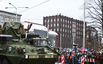 Iron Troop partakes in Estonian Independence Day parade