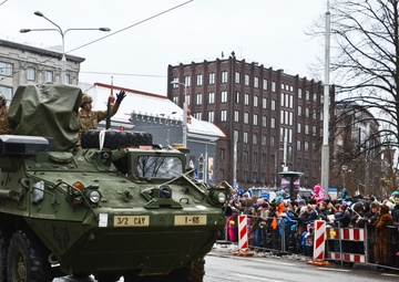 Iron Troop partakes in Estonian Independence Day parade