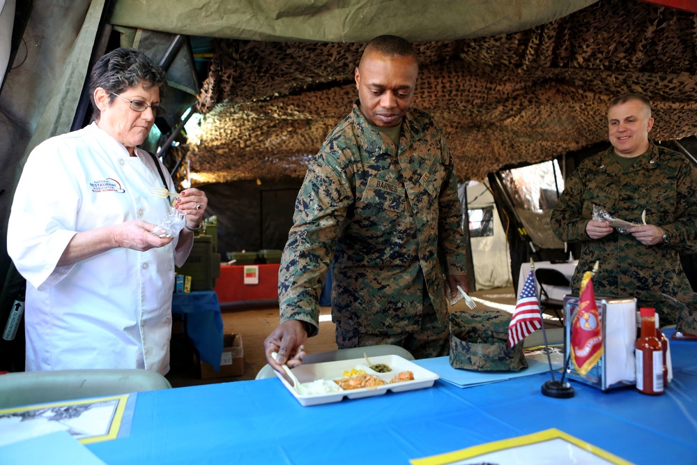 1st MLG represents the West Coast for the WPT Hill memorial award in field mess
