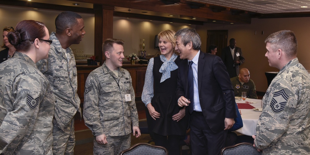 Consul general of Japan in Denver visits Peterson Air Force Base