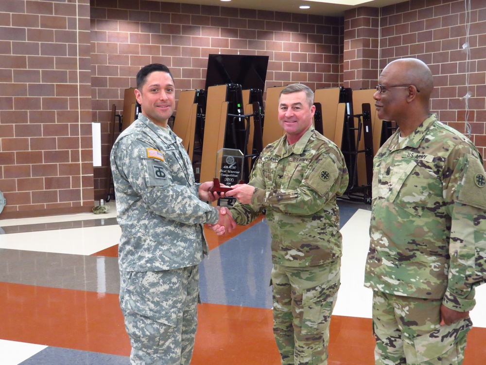 4th ESC NCO Best Warrior Competition winner