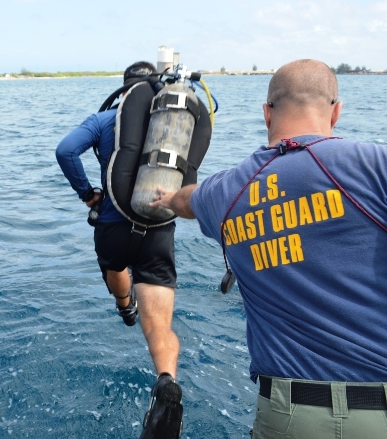 USCGC Sequoia collateral dive locker conducts final dive as team