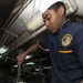 USS Abraham Lincoln (CVN 72) Sailors during crew move aboard