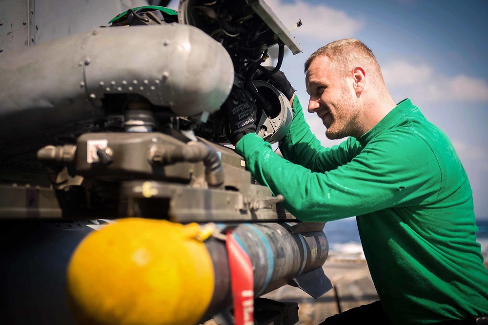 USS Mobile Bay operations