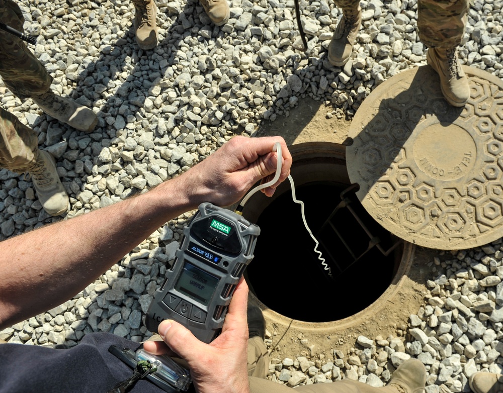 Confined spaces team keeps manhole work safe