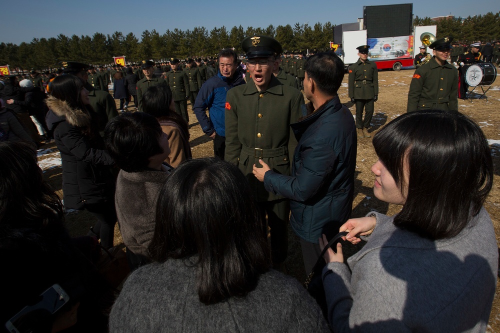 Republic of Korea (ROK) Marines Graduate