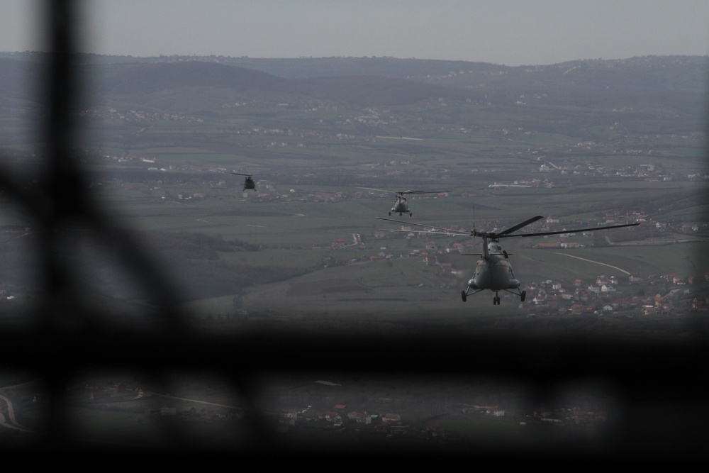 Multinational aviation exercise in Kosovo, communication in the air