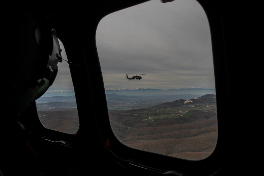 Multinational aviation exercise in Kosovo, communication in the air