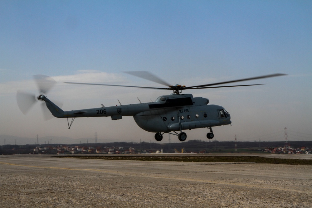 Multinational aviation exercise in Kosovo, communication in the air