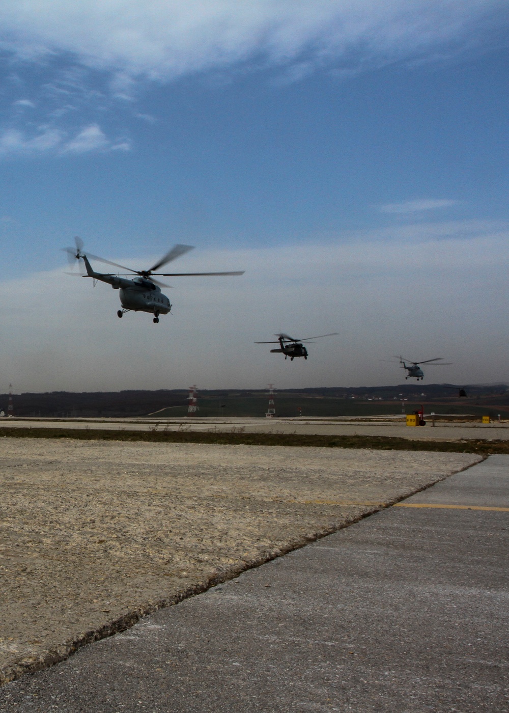 Multinational aviation exercise in Kosovo, communication in the air