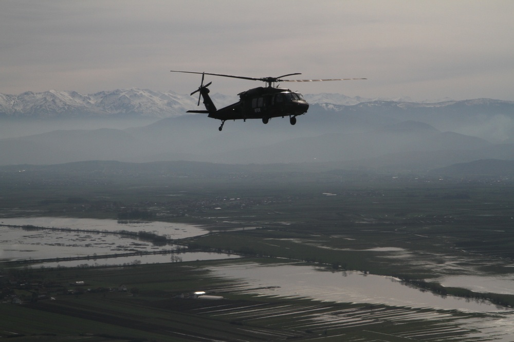 Multinational aviation exercise in Kosovo, communication in the air