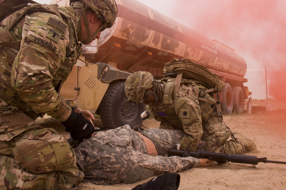 Combat medics train for the worst