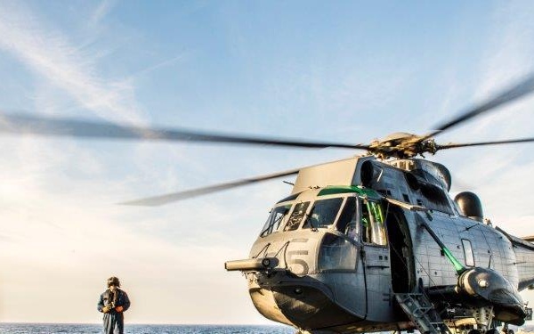 Standing NATO Maritime Group Two conducts drills in the Aegean Sea