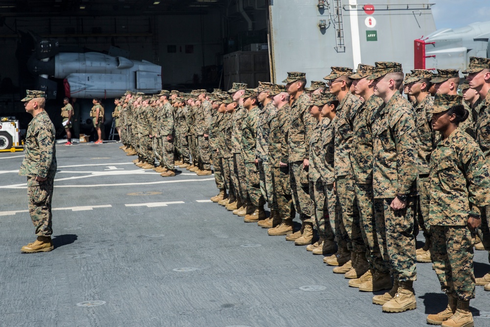 13th MEU passes Pearl Harbor
