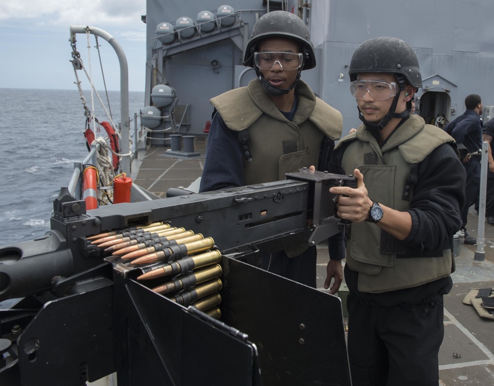 Small craft attack team live fire drill