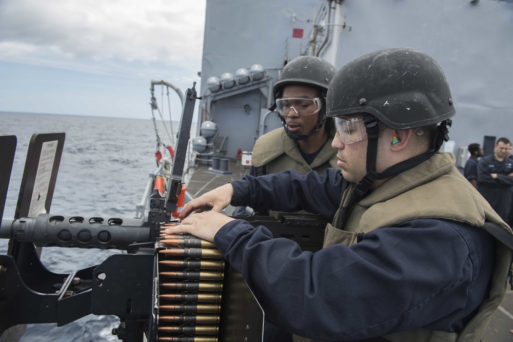 Small craft attack team live fire drill