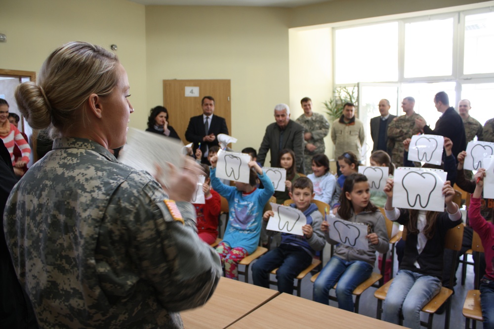 KFOR troops bring smiles to children in Kosovo