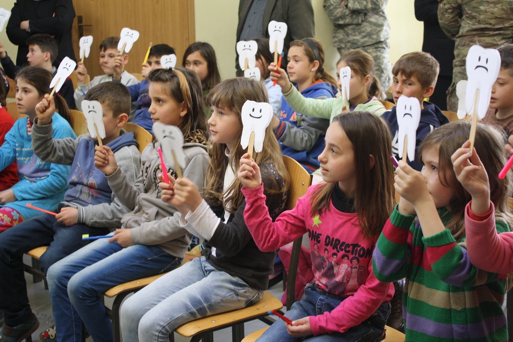 KFOR troops bring smiles to children in Kosovo