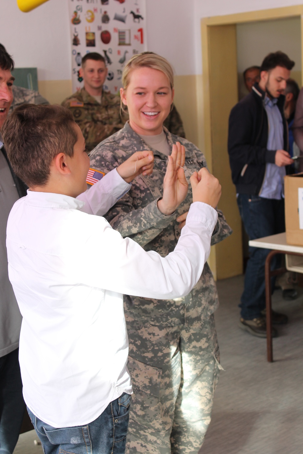 KFOR troops bring smiles to children in Kosovo