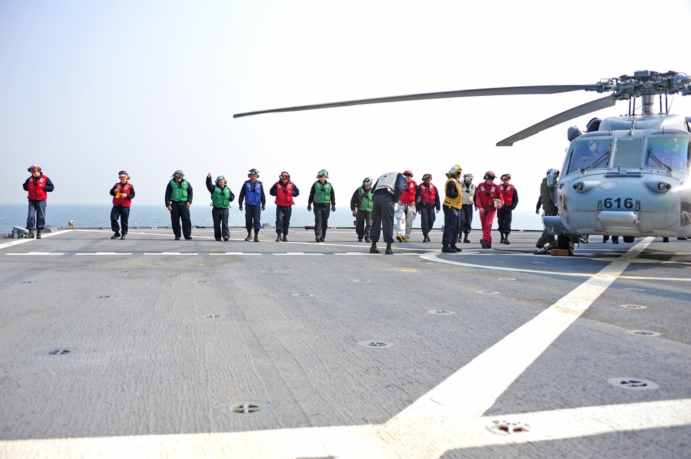 USS Blue Ridge operations