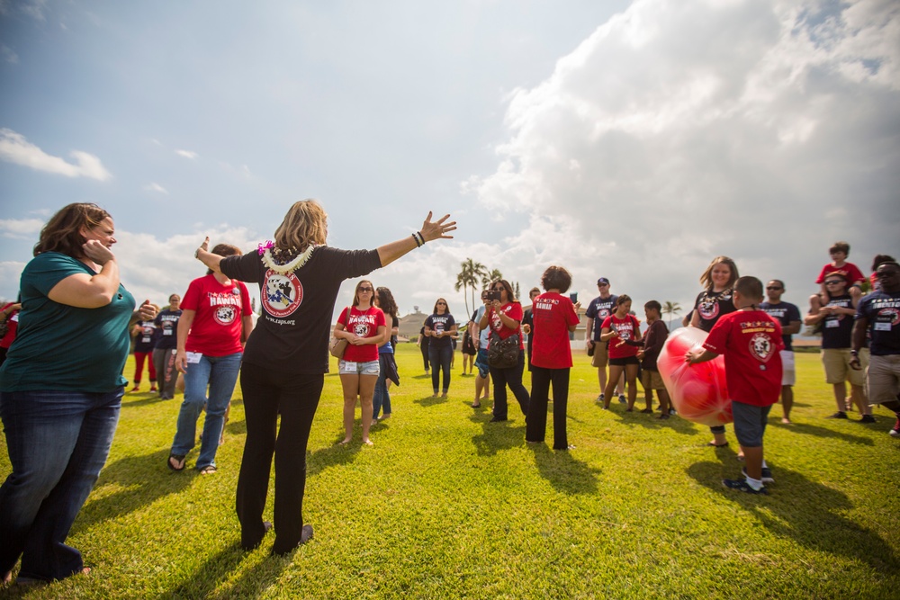 Friends And Family Participating in TAPS Remember the 12 Marines from HMH-463