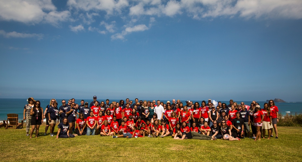 Friends And Family Participating in TAPS Remember the 12 Marines from HMH-463
