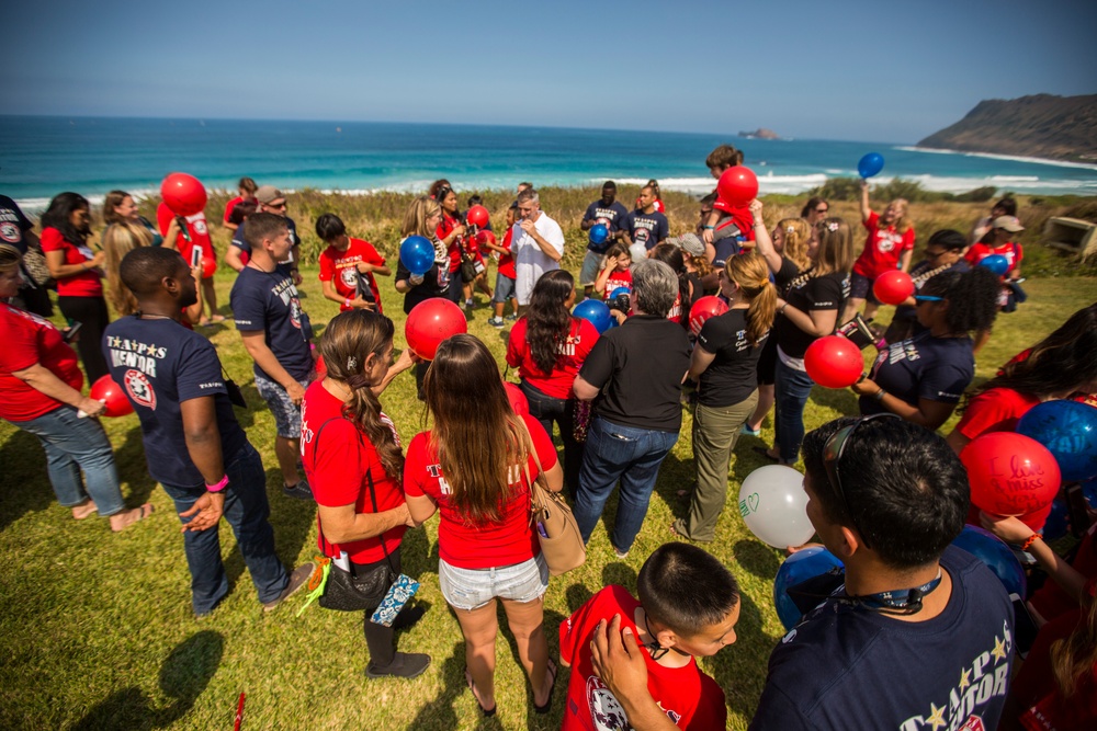 Friends And Family Participating in TAPS Remember the 12 Marines from HMH-463