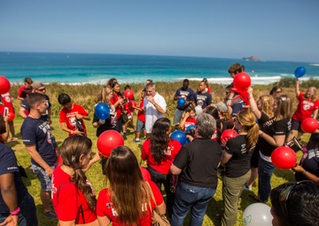 Friends And Family Participating in TAPS Remember the 12 Marines from HMH-463