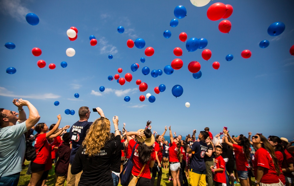 Friends And Family Participating in TAPS Remember the 12 Marines from HMH-463