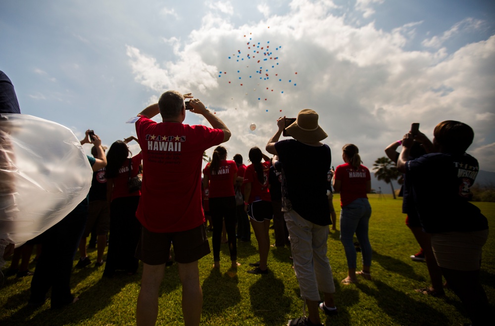 Friends And Family Participating in TAPS Remember the 12 Marines from HMH-463