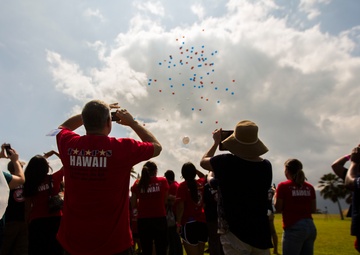Friends And Family Participating in TAPS Remember the 12 Marines from HMH-463