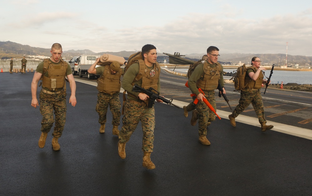 Marines heat up during frozen competition