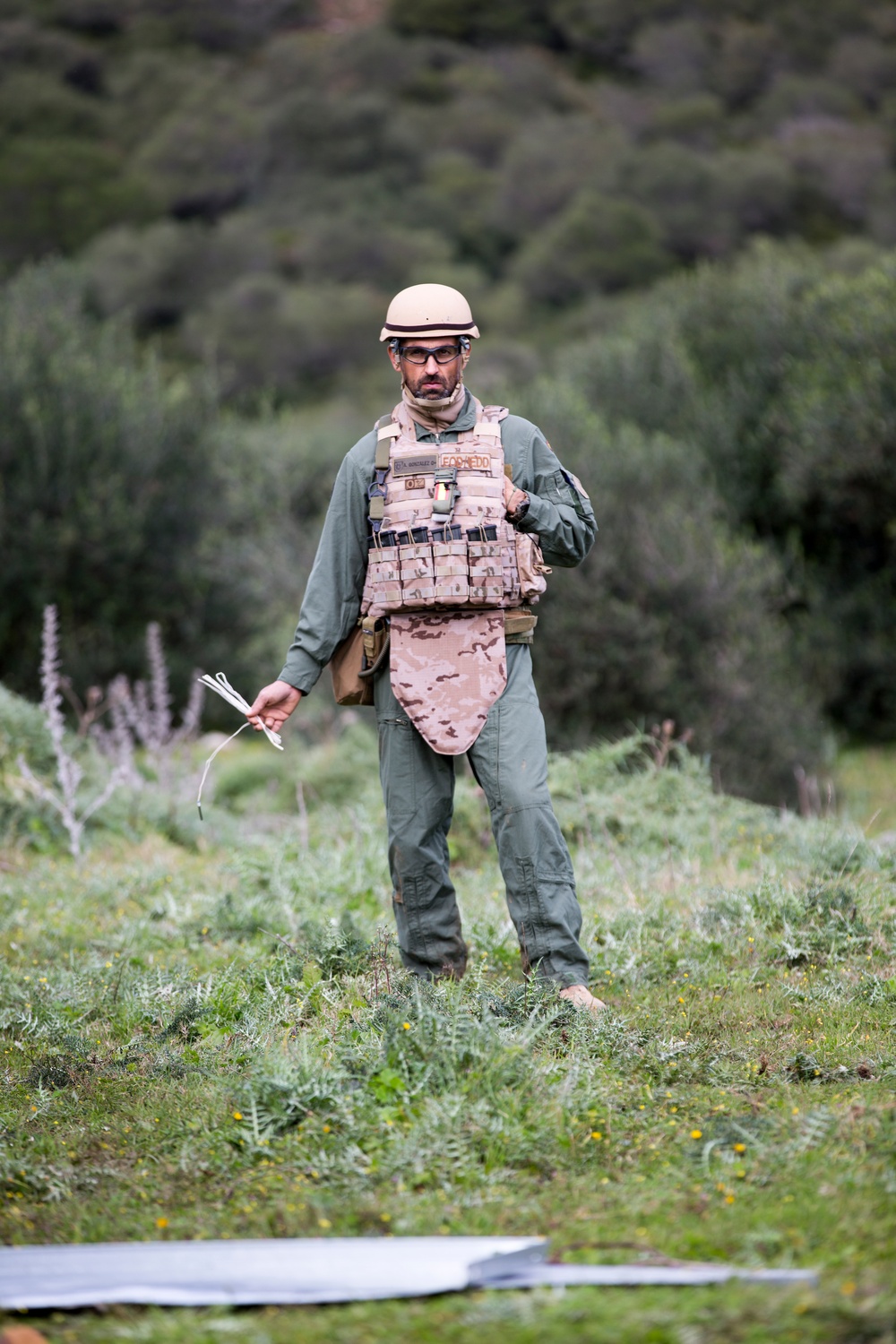 U.S. and Spanish EOD Marines hone breaching skills