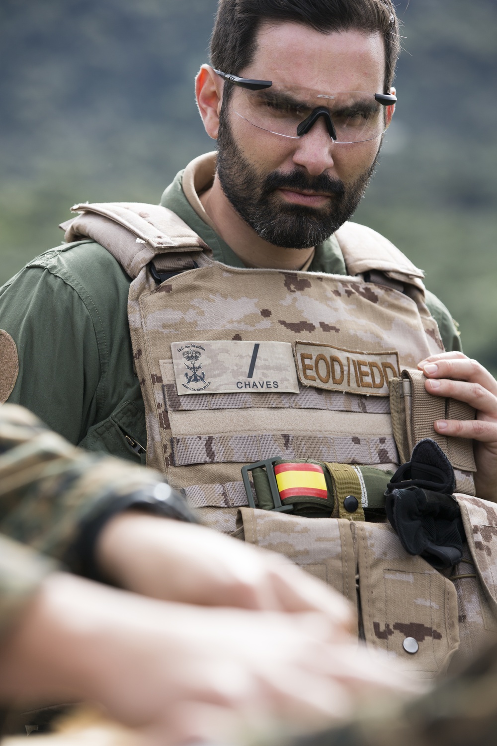 U.S. and Spanish EOD Marines hone breaching skills
