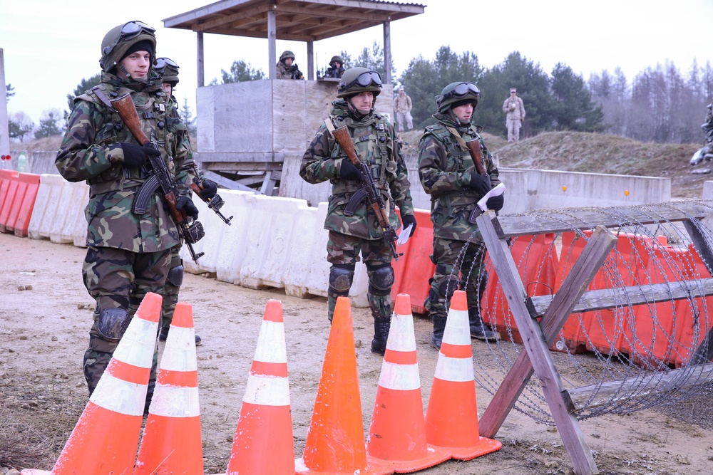 Georgian mission rehearsal exercise