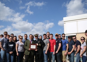 Sicilians recognize Marines for 100th community relations event