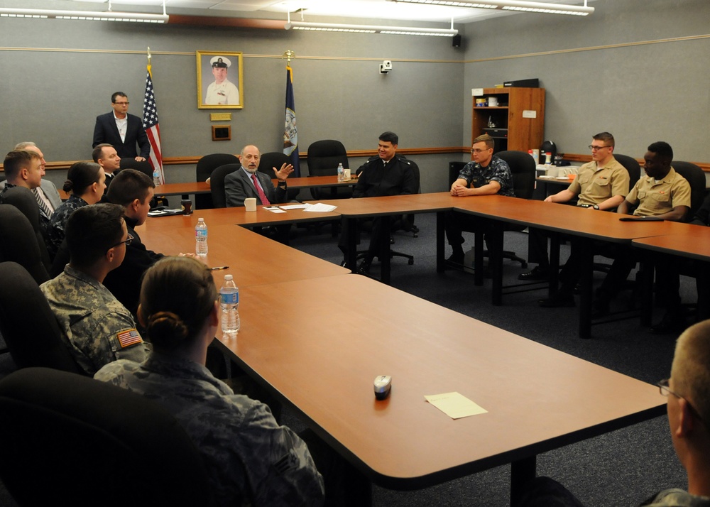 Director of Training Readiness and Strategy, deputy assistant secretary of defense visits center for Information Dominance