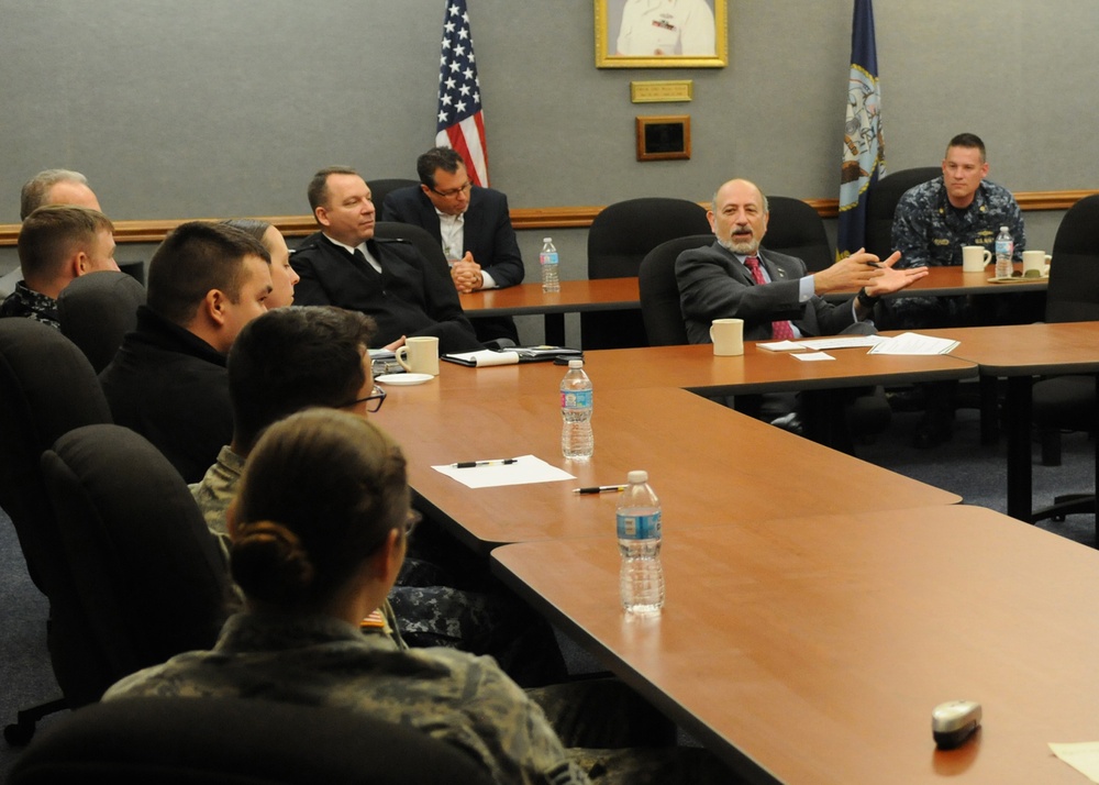 Director of Training Readiness and Strategy, deputy assistant secretary of defense visits center for Information Dominance