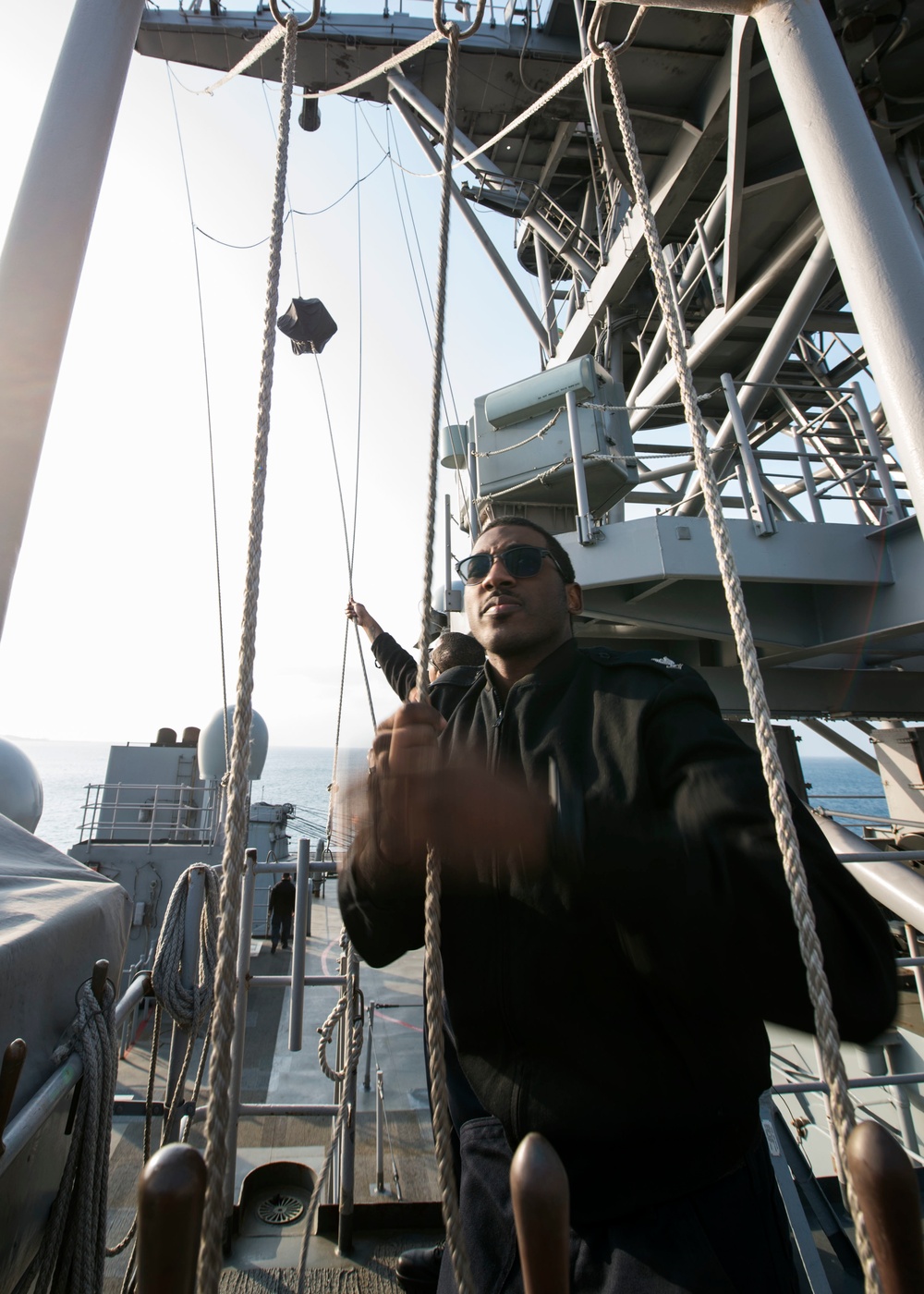 USS Germantown operations